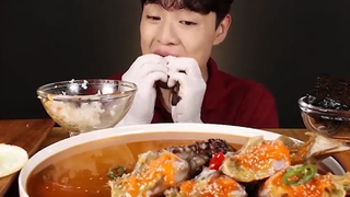 Mukbang cua ngâm tương 2 #food