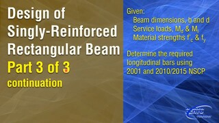 RCD Episode 10 - Design of Singly-Reinforced Rectangular Beams NSCP 2001 vs NSCP 2010 and NSCP 2015