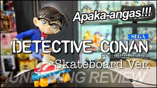 DETECTIVE CONAN EDOGAWA PREMIUM FIGURE skateboard version (ANIME TOY UNBOXING REVIEW) - SEGA