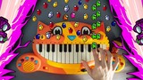 AMONG US SOUNDS on CAT PIANO