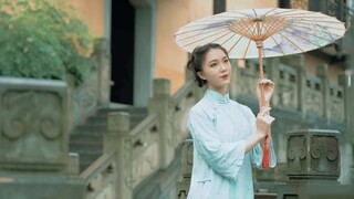 一场烟雨｜一幅笔墨怎么拓，几笔淋漓都是她。【老张】原创编舞