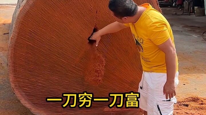 ไม้กลวงร้อยปี ผ่าทีเดียวจนทีมั่งที การซื้อไม้มีความเสี่ยงนะ!