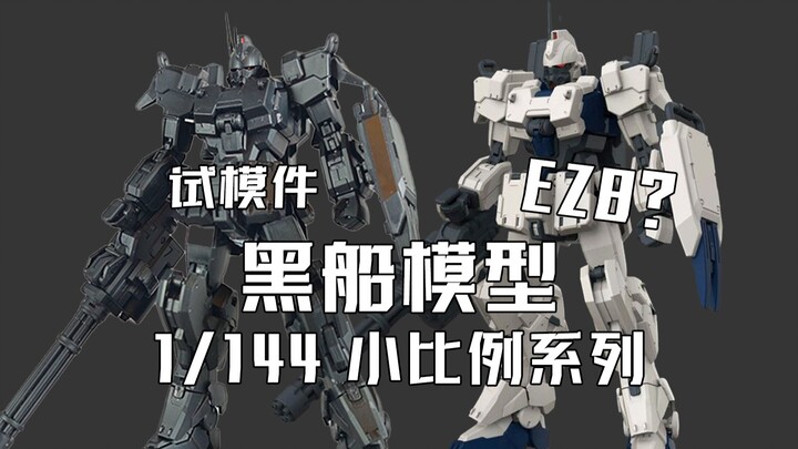 黑船模型 144小比例系列模型 试模件看着还不错！