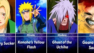 Nicknames of Naruto / Boruto Characters