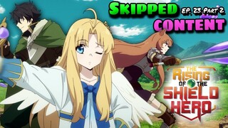 Naofumi's Cal Mira Level Grind | SHIELD HERO Episode 23 Cut Content Part 2