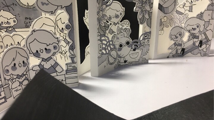 【Home made Pop-up book】Our Tangerine Planet