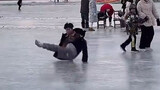 [Remix]"Breaking dance" on a slippery frozen lake