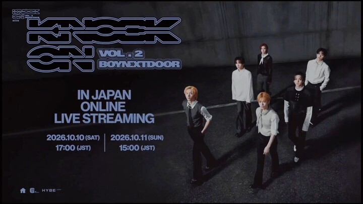 Boynextdoor - Knock On Vol.2 in Japan 'Day 1' [2026.10.10]