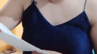 May dumating na sulat habang kumakain ako