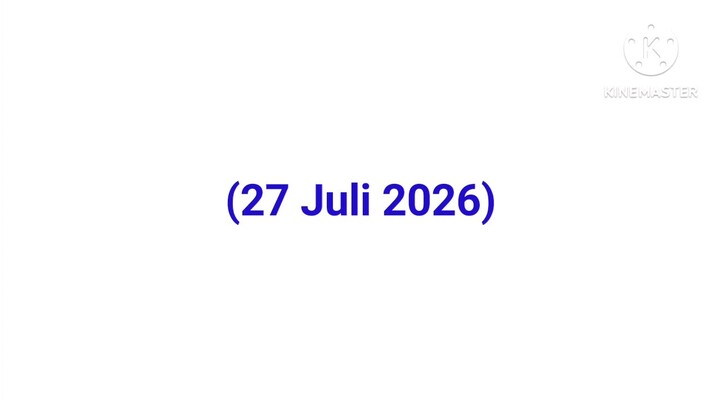 (27 Juli 2026)