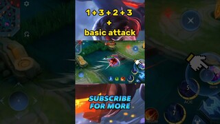 Karina Tutorial One Shot Combo 😱 - Mobile Legends: bang bang