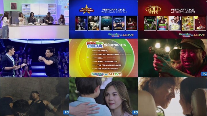 Kapamilya Channel Sa AllTV2 Commercial Break February 25, 2026 (Wednesday)