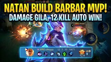 Natan Build Barbar MVP! 💥 Damage Gila, 12 Kill Auto Win & Dominasi Game Sampai Akhir! 🏆🔥