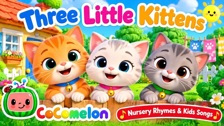 Three Little Kittens - CoComelon Nursery Rhymes & Kids Songs