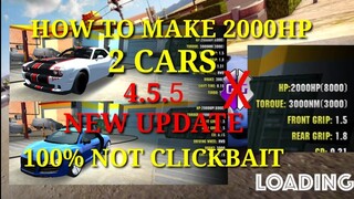 HOW TO MAKE 2000HP 4.5.5 || CAR PARKING MULTIPLAYER