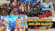 Gile Peserta Coswalk Malang Kelas Juri Cosplay Semua