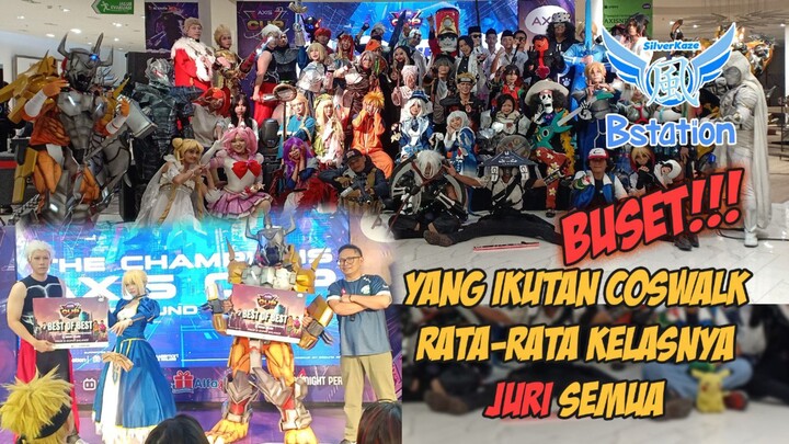 Gile Peserta Coswalk Malang Kelas Juri Cosplay Semua