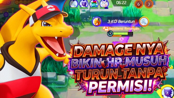 DAMAGE NYA BIKIN HP MUSUH TURUN TANPA PERMISI! - Pokemon Unite