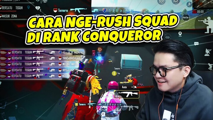 Cara Nge Rush Squad Rank Conqueror | PUBG Mobile