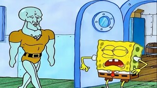 Squidward is praised by SpongeBob SquarePants and becomes a handsome guy
