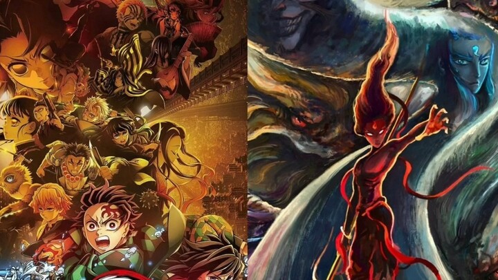 Pilih satu di antara keduanya, Demon Slayer atau Nezha?