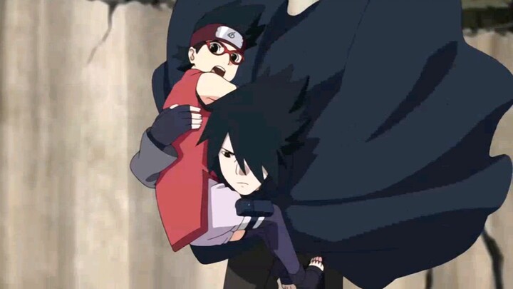 Karena Sekarang Dia Papa Sasuke. Paman Sasuke yang Kuat dan Lembut