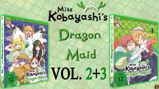 Miss Kobayashi’s Dragon Maid - Kaze Digipak Volume 2+3 Unboxing