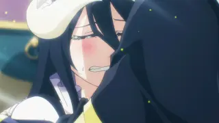 "This kiss has been waiting for four seasons, and Albedo is satisfied~"