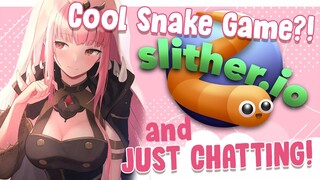 【CHATTING AND SLITHER.IO】An Exciting Week is Coming! But First... SNAKES! #Holomyth #HololiveEnglish