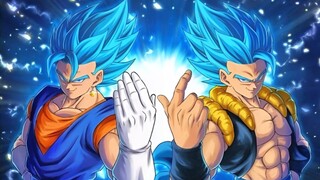 "Dragon Ball Heroes" Vegetto VS Gogeta, a super burning hybrid cut! It's not the BGM that's pulling 