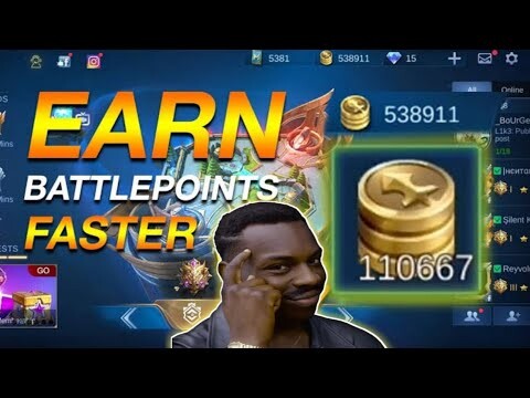 HOW TO EARN BATTLE POINTS FAST IN MOBILE LEGENDS | Legit Tips and Tricks