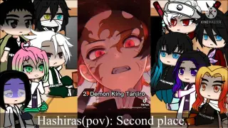 |Hashiras react to Demon Tanjiro| Manga spoilers| I lost my account..