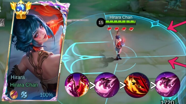 COMBO TUTORIAL HIRARA 100% BROKEN DAMAGE‼️