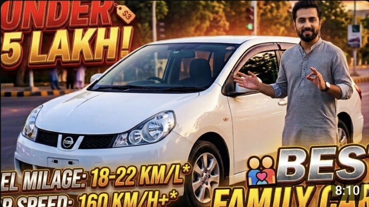 Sirf 20 Se 25 Lakh Main Best Family Car | Nissan Wingroad Y12 Detailed Review