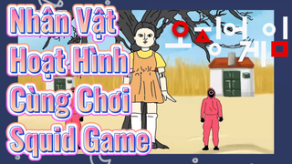 Nhân Vật Hoạt Hình Cùng Chơi Squid Game