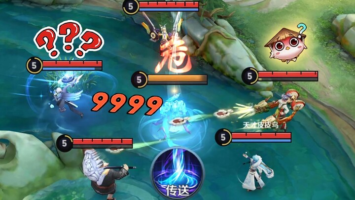 Honor of Kings Skins Fun Tournament: This is the bravest teleport I’ve ever seen—landed right in a b