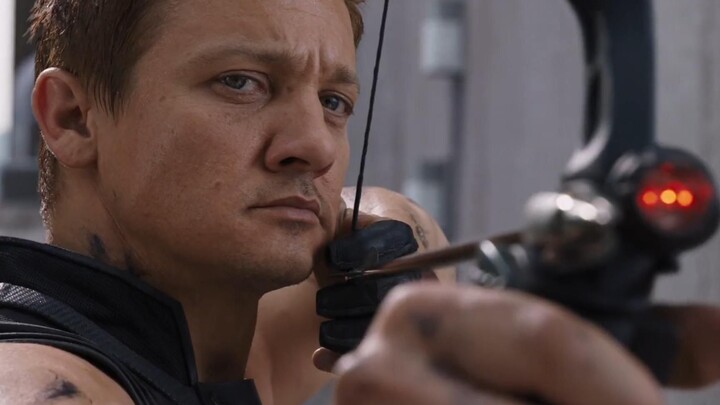 Hawkeye, Marvel's strongest shooter! His bow and arrow never miss!