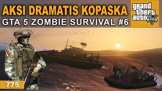 9 PERSONIL NEKAT BOBOL KAPAL INDUK - GTA 5 MOD ZOMBIE SURVIVAL # 775