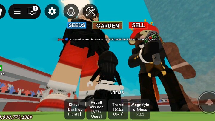 Eyy Grow a garden update was awesome #GROW A GARDEN #UPDATE
