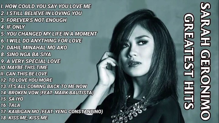 SARAH GERONIMO GREATEST HITS (OPM)