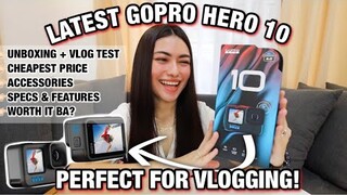 NEW GOPRO HERO 10 UNBOXING +SETUP📷WORTH IT BA?💸+WHERE TO BUY CHEAP CAMERAS IN THE PHILIPPINES?🇵🇭