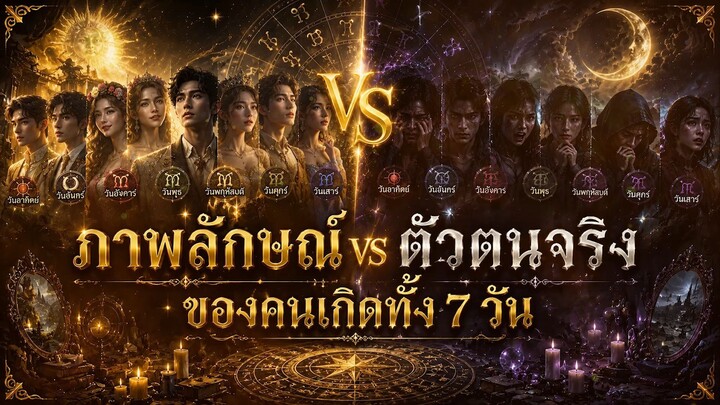 ภาพลักษณ์ vs ตัวตนจริง ของคนเกิดทั้ง 7 วัน l Astrotopia