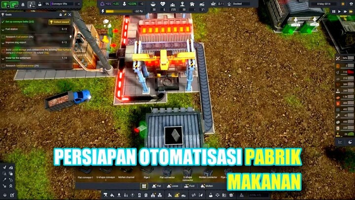 Persiapan Otomatisasi Pabrik Makanan