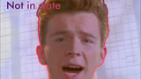 [MAD][Music]Rick Astley sings <Never gonna give you up> in a bad state
