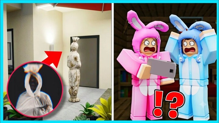 MIPAN & ZUZUZU Lihat Penampakan Pocong Palsu Di Depan Rumah! ROBLOX