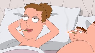 A miniature version of himself grew on Peter's neck, and he acted ridiculously in front of his boss.