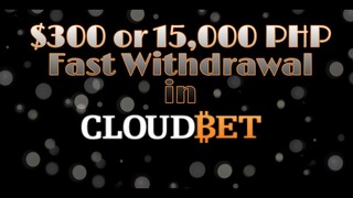 $300 legit Withdrawal from cloudbet ... How to withdraw using your bitcoin wallet coins.ph Lets go!