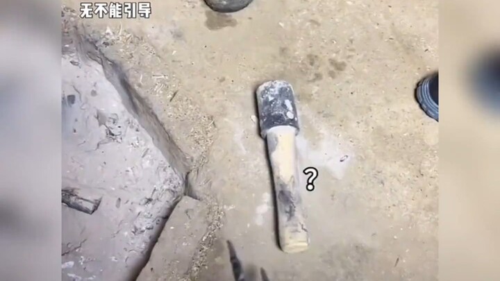 Baking by the fire at grandpa’s house, I found something in the campfire!