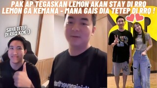 PAK AP TEGASKAN LEMON AKAN TETAP DI RRQ ! BA SPEK KOREA CANTIKNYA RRQ BB DATANG KE STAGE MPL !