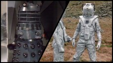 Dalek and Cybermen action in: 'The Five Doctors' (1983)